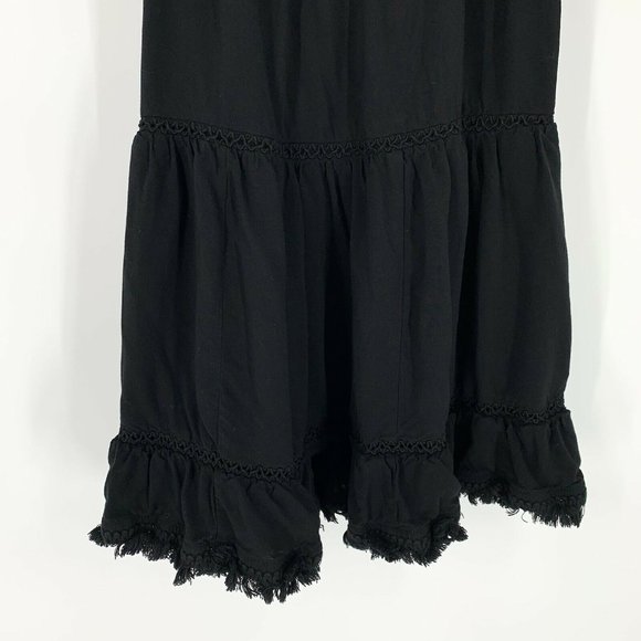Mossimo Black Sleeveless Ruffle Babydoll Dress - Picture 4 of 8